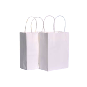 Bolsas de papel Kraft impresas personalizadas respetuosas con el medio ambiente, mango largo de la mano, Vietnam, impresión duradera y precisa respetuosa con el reciclaje - Product Image 1