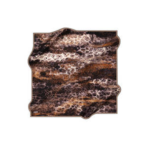 Brown Polyester Leopard Print Fashion Scarf for Winter and Summer - Product Image 1