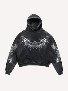 เสื้อฮู้ดผ้าฟลีซสำหรับผู้ชายไซส์ใหญ่ น้ำหนักมาก คุณภาพสูง พร้อมโลโก้ปัก - Product Image 4