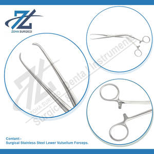 คีมหนีบเลือด Lewer Vulsellum ขนาด 18.0 ซม. ผลิตจากเหล็กกล้าไร้สนิมคุณภาพสูง สำหรับใช้ทางการแพทย์ ผลิตในประเทศปากีสถาน - Product Image 4