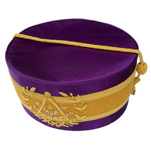 Masonic Regalia Gifts Grand Master Delantal de piel de cordero con coronas Collar de cadena y juego de puños Metal - Product Image 1