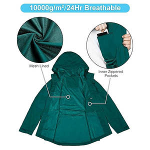 Imperméable imperméable adultes veste de pluie hommes coupe-vent extérieur compressible veste de pluie pour les motocyclistes voyage occasions de pluie - Product Image 5