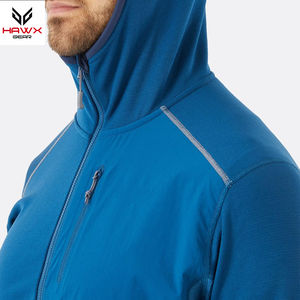 Sweatshirts à capuche en molleton de coton et polyester pour hommes Vente en gros Nouvel arrivage Pull doublé à manches longues Teint uni pour l'hiver - Product Image 4