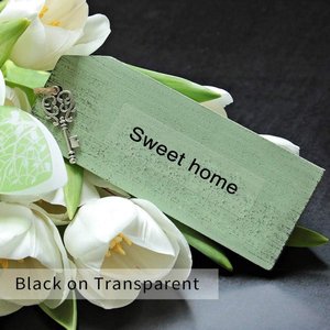 For Phomemo 14x30mm Green Blue Red on Transparent Labels for D30/D35/Q30/Q30S <b>Printer</b> <b>Ribbons</b> - Product Image 3