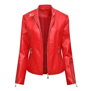 Chaqueta Casual Nueva para Mujer, Invierno 2025, Excelente Chaqueta Estilo Motera con Cuello Camisero para Mujer - Product Image 1