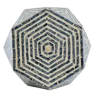 Best Choice Mother of Pearl Side <b>Table</b> OEM Design Customize Handmade Decor Home Furniture From Vietnam Factory Directly - Product Image 3