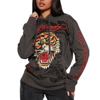Sudadera con capucha gruesa y pesada con logotipo personalizado OEM, Sudadera con capucha de lana de 380 GSM, Sudadera con capucha 3D de peso pesado de Hip Hop para mujer