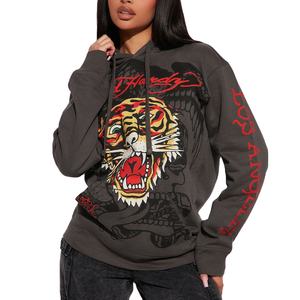 Logo personnalisé OEM Sweat à capuche épais 380 gsm polaire Sweat à capuche Hip Hop Heavyweight 3D Hoodie pour les femmes - Product Image 2