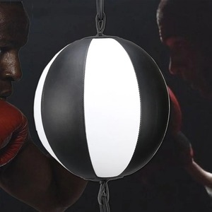 Sac de Boxe Mma en cuir à Double extrémité avec cordes en caoutchouc, Boxe thaïlandaise, équipement de Fitness et de sport - Product Image 6