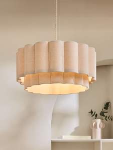 Pantalla Colgante de Tela Hecha a Mano, Estilo del Sudeste Asiático, para Dormitorio, Comedor, Sala de Estar - Product Image 2