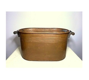 Cubo de hielo de cobre martillado, vajilla de Metal elegante de gran tamaño pulido para bares de Hotel para cerveza y cócteles de champán - Product Image 3