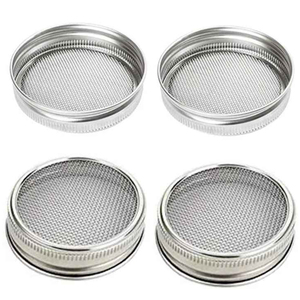 Vente en gros <span class=keywords><strong>de</strong></span> bocaux Mason Kit <span class=keywords><strong>de</strong></span> germination Couvercles <span class=keywords><strong>de</strong></span> germination en acier inoxydable - Product Image 3