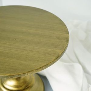 แท่นเสิร์ฟเค้กทองเหลืองชุบสังกะสีแบบพิเศษขนาดกำหนดเองได้ - Product Image 2