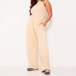 Moda 100% algodón suave cómodo Logotipo de impresión personalizado y monos de moda nuevo estilo gran oferta trajes de salto para mujeres - Product Image 2