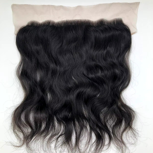 Venta Directa de Fábrica, Cabello Peruano de Primera Calidad HD, Frontal de Encaje, Cabello Virgen del Templo del Sur de la India, Textura Lisa Sin Procesar, Remy - Product Image 1