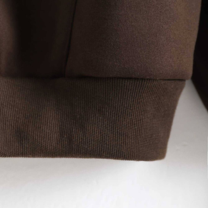 Nouveaux hommes sur mesure de haute qualité vierge plaine 100% à manches longues fermeture éclair sweats à capuche Premium Simple décontracté poches pour hommes - Product Image 4