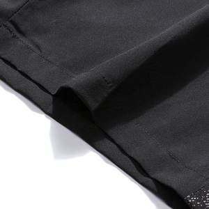 Pantalones cortos informales para hombre ecológicos mezcla de algodón 100% reciclado estilo callejero sólido moda sostenible servicio OEM disponible - Product Image 6