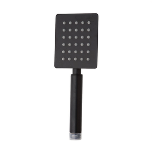 Koricini - Ducha de mano cuadrada de acero negro mate de 22,6 x 8 cm con chorro único - Product Image 2