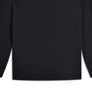 Polo de rugby de algodón 100% de gama alta para hombre, Polo de rugby de algodón de bloque de color azul sólido de tallas personalizables - Product Image 6