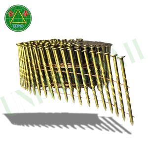 14000 Uds. Tamaño Personalizado 1-1/4 pulgadas bobina de acero Industrial clavos anillo plano a cuadros vástago espiral precio de fábrica Fabricación de paletas - Product Image 3