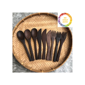 Cuillères Coeur en Bois en Vrac Ustensiles Mignons Durables pour Mariages et Cuisines - Product Image 3