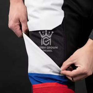 Cotton High-Waisted <b>Working</b> <b>Trousers</b> Plain Dyed Fabric and Multi-Pocket Design curved striped straight men's pants - Product Image 5