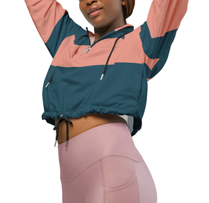 Chaqueta Ligera con Cremallera Personalizada, Chaqueta Cortavientos de Moda para Mujer, Estilo Universitario, Talla Grande - Product Image 6