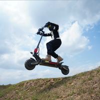 Trottinette électrique tout-terrain YUME Raptor2 à double moteur - 60V 30Ah, 100 km d'autonomie, pneus larges de 11 pouces, design pliable et freins à disque hydrauliques