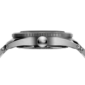 Montre automatique Miyota 9039 40 mm avec verre saphir, étanche 200 m, bracelet riveté, logo personnalisé, montre de plongée pour homme, OEM - Product Image 3