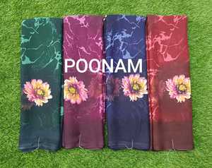 Saree en soie meilleure qualité tissu doux Style moderne imprimé Saree avec chemisier fête de mariage en apesanteur - Product Image 6