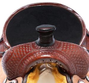 Juego de sillines de caballo de cuero genuino de calidad superior Western Endurance English Racing Saddle and Tack Perfect Match - Product Image 4