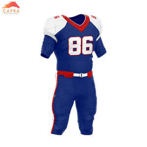 ชุดอเมริกันฟุตบอลน้ำหนักเบาพิมพ์โลโก้ตามสั่งระบายอากาศออกแบบในสีที่ต่างกัน - Product Image 6