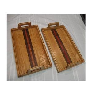 Ensemble de planche de service carrée en bois personnalisé de style moderne exquis plateaux à café plateaux pour la maison hôtels restaurants vente en ligne - Product Image 6