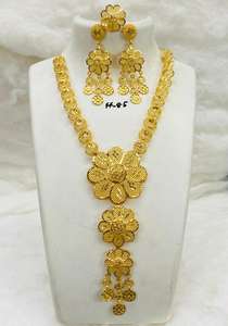 Dubai clásico diamante circón perla aleación boda aniversario joyería regalo mujer collar cadena moda cadenas collares - Product Image 3