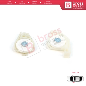 BWR5392+BWR1062 Juego de clips y pasadores para reparación de la polea del cable del regulador de ventana delantera izquierda para Doblo MK1 MPV Van 119 223 2001- - Product Image 5