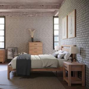 Marco de cama minimalista de madera de teca de Indonesia - Product Image 4