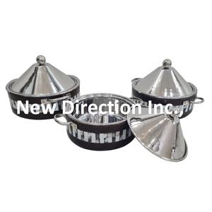 Olla caliente de almacenamiento de cazuela con acabado brillante para cocina, hogar, Hotel, restaurante, uso de servidor de alimentos de alta calidad estándar, olla caliente - Product Image 3