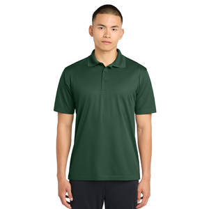 Camisa Polo Verde para Hombre, 100% Algodón, Camisas Polo de Piqué Verdes, Camisas Polo Elegantes y Suaves para Hombre - Product Image 1