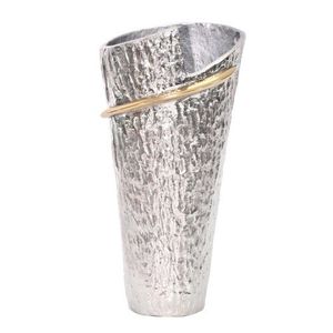 Vase à fleurs de travail en incrustation de bois et d'os Vaisselle de la plus grande qualité Différentes tailles Vase à fleurs intérieur et extérieur en bois - Product Image 1