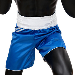 Shorts de Muay Thai pour Homme, Style Vintage, Taille Élastique, 100% Polyester Satin, Séchage Rapide, Respirant, Anti-Plis, Écologique, Personnalisable - Product Image 1