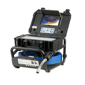 Caméra d'inspection étanche 40 m avec tête de caméra de 23 mm, 12 LED et mémoire SD pour l'inspection des tuyaux et des conduites - Product Image 1