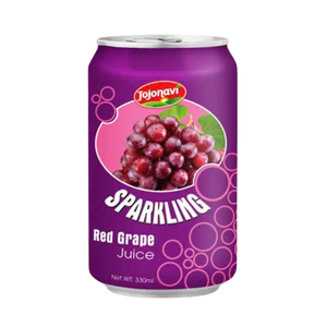 Best selling red grape sparkling soft drink 330ml JOJONAVI Carbonated soft drink Exotic drinks, free sample, private label ODM - Product Image 1