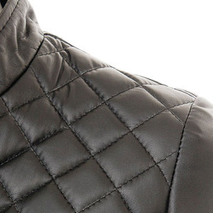 เสื้อโค้ทหนังแท้คุณภาพสูงสำหรับผู้หญิง ระบายอากาศได้ดี สีพื้น มีซิป เสื้อโค้ทฤดูหนาวแฟชั่นใหม่สำหรับฤดูใบไม้ร่วง - Product Image 4