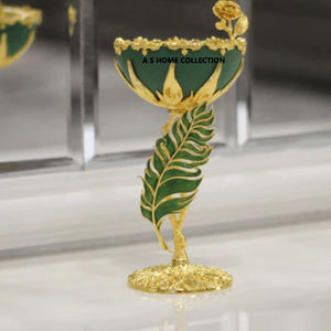 Quemador de incienso para sala de estar de diseño árabe con bandeja, juego de decoración religiosa de Metal de latón de acero inoxidable - Product Image 4