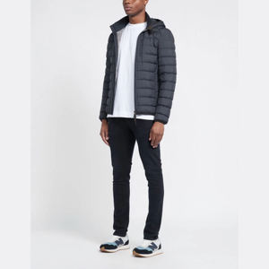 Chaqueta de Invierno Acolchada para Hombre, Diseño Personalizado OEM, Delgada, con Capucha, Estilo Burbuja, Holgada, Color Sólido, Nylon, la Mejor Calidad - Product Image 3