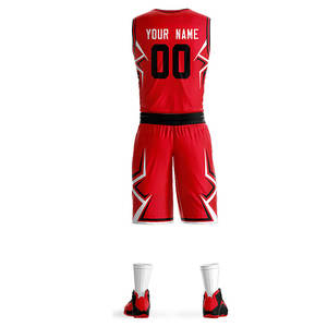 Maillot de basket-ball personnalisé sublimé pour hommes et expédition rapide Vêtements de sport Polyester uniforme de basket-ball Shorts BSCL vêtements de basket-ball - Product Image 4