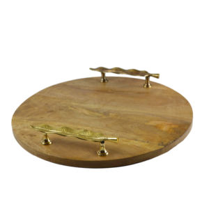 Plateau de décoration de table basse en bois luxueux nordique pour la décoration de la maison, plateaux de service pour la décoration de mariage au meilleur prix - Product Image 2