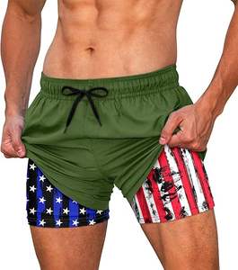 High Quality Double <b>Layer</b> Mesh Shorts-Quick Drying Eco-Friendly Custom Sublimation for Men Women. for Gym Basketball Casual - Product Image 2