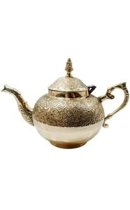 Tetera y Cafetera de Latón con Diseño de Pavo Real para Servir Té y Café, 500 ml (Completamente Relieve) - Product Image 2