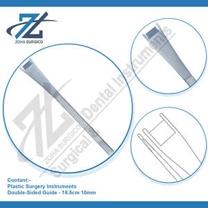 CINELLI 18,5 cm 10mm Guía de doble cara Osteótomo Instrumento de base de cirugía plástica Fabricado Instrumentos quirúrgicos de Pakistán - Product Image 4